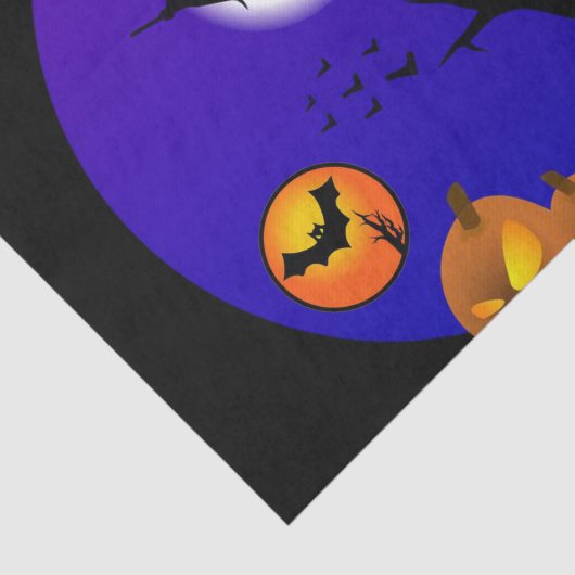 Happy Halloween-weefselpapier Tissuepapier (Detail)