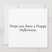 Happy Halloween | Welkom Herfstseizoen Kaart (Achterkant)