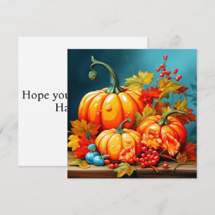 Happy Halloween Welkom Herfstseizoen Kaart