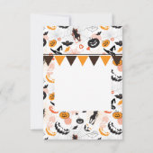 Happy Halloween Wenskaart (Achterkant)