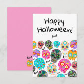 Happy Halloween Wenskaart Bedankkaart (Voorkant / Achterkant)