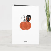 Happy Halloween Wenskaart Kaart (Achterkant)