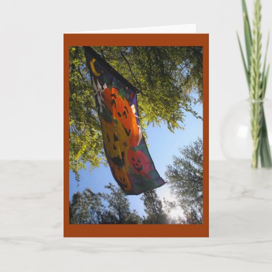 Happy Halloween Wenskaart Kaart (Voorkant)