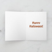 Happy Halloween Wenskaart Kaart (Binnen)