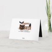 Happy Halloween Wenskaart Kaart (Achterkant)