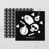 Happy Halloween Wenskaart | Spooky Sprinkles Bedankkaart (Voorkant / Achterkant)