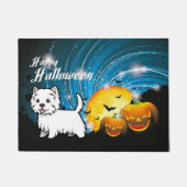 Happy Halloween West Highland Terrier Deurmat (Voorkant)