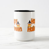 Happy Halloween Whimsical Text Mok (Center)