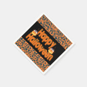 Happy Halloween Whimsical Text Napkins Servetten (Hoek)