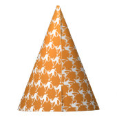 Happy Halloween White Cat Paper Petten Feesthoedjes (Achterkant)