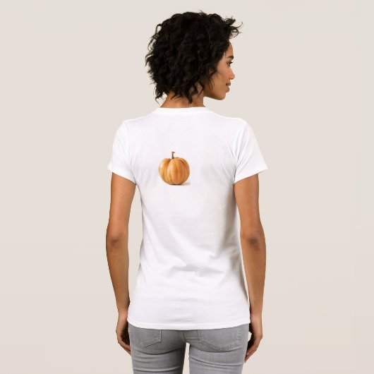 Happy Halloween white T-Shirt (Achterkant volledig)