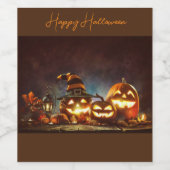 Happy Halloween Wijn Etiket (Enkel label)