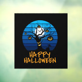 Happy Halloween Window Cling Raamsticker (Vel 3)