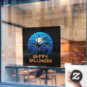 Happy Halloween Window Cling Raamsticker (Cafe Raam)