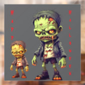 Happy Halloween Window Cling Raamsticker (Vel 2)