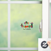 Happy Halloween Window Cling Raamsticker (Huis)