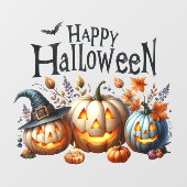 Happy Halloween Window Cling Raamsticker (Vel)