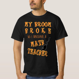 Happy Halloween Wiskunde Teacher T-shirt