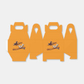 Happy Halloween Witch and Ghost Spooky Customized Bedankdoosjes (Uitgevouwen)