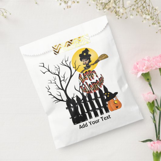 Happy Halloween Witch Bedankzakje (Gezegeld)