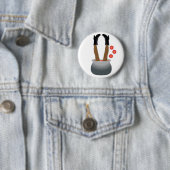 Happy Halloween Witch been Ronde Button 5,7 Cm (In situ)