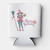 Happy Halloween Witch Blikjeskoeler (Voorkant)