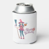 Happy Halloween Witch Blikjeskoeler (Blikje Achterkant)