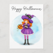 Happy Halloween Witch Briefkaart (Voorkant)