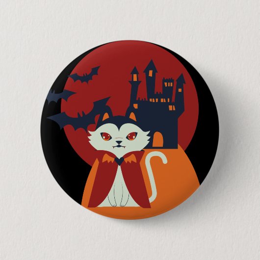 Happy Halloween Witch Button (Voorkant)