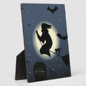 "HAPPY HALLOWEEN" WITCH FOTOPLAAT (Zijkant)