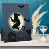 "HAPPY HALLOWEEN" WITCH FOTOPLAAT (Zijkant)
