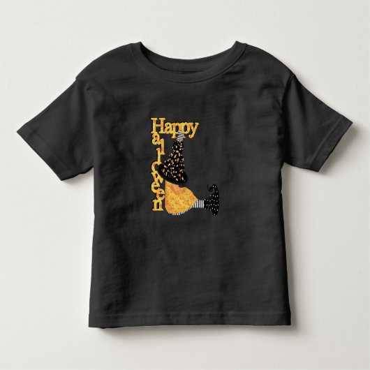 Happy Halloween Witch Kinder Shirts (Voorkant)