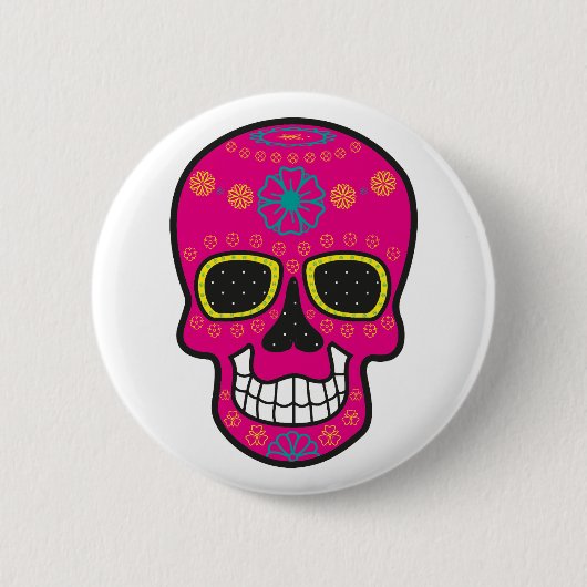 Happy Halloween Witch Mask Carnival 2020 Button (Voorkant)