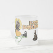 Happy Halloween Witch Matglas Koffiemok (Voorkant links)