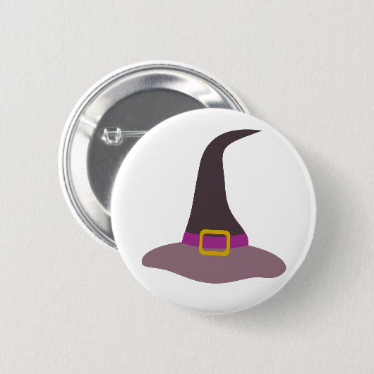 Happy Halloween Witch Pet Ronde Button 5,7 Cm (Voorkant /achterkant)