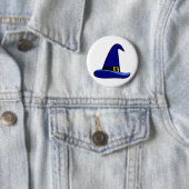 Happy Halloween Witch Pet Ronde Button 5,7 Cm (In situ)