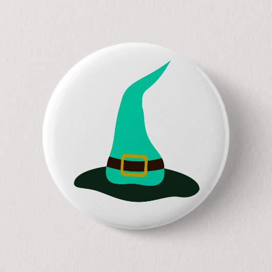 Happy Halloween Witch Pet Ronde Button 5,7 Cm (Voorkant)