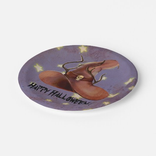 Happy Halloween Witch Pet Spooky Paper Bord (Gekanteld)