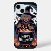 Happy Halloween Witch Pumpkin iPhone / iPad case (Achterkant)