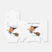 Happy Halloween Witch Pumpkin-vliegende kamer - gr Bedankdoosjes (Uitgevouwen)