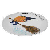 Happy Halloween Witch Pumpkin-vliegende kamer - gr Snijplank (Hoek)