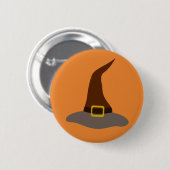 Happy Halloween Witch Ronde Button 5,7 Cm (Voorkant /achterkant)