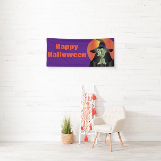 Happy Halloween Witch Spandoek (Insitu)