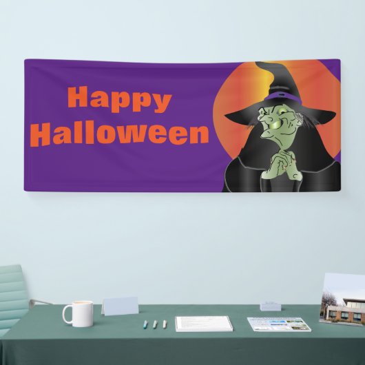 Happy Halloween Witch Spandoek (Beurs)