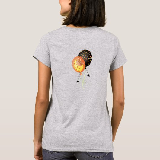 Happy Halloween Witch T-shirt (Achterkant)