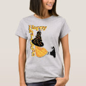 Happy Halloween Witch T-shirt (Voorkant)