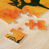 Happy Halloween Witches Cats Spiders Eigenaars van Legpuzzel (Zijkant)