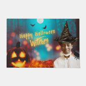 Happy Halloween Witches Collage Deurmat (Voorkant)
