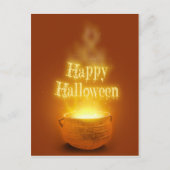 Happy Halloween Witch's Caldron Briefkaart (Voorkant)