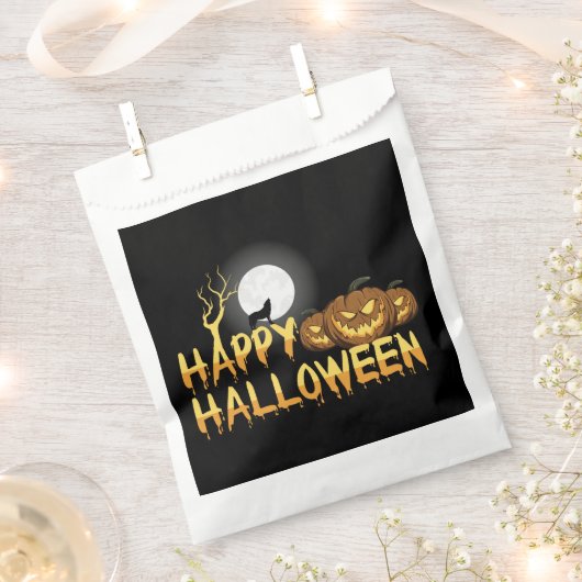 Happy Halloween Wolf Bedankzakje (Geknipt)